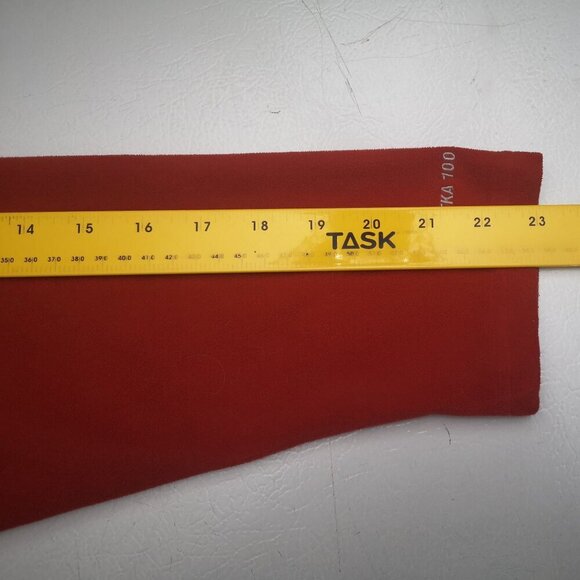 The North Face TKA100 Men's Size Large Red 1/4 Zip Fleece Sweat Shirt - Picture 10 of 12